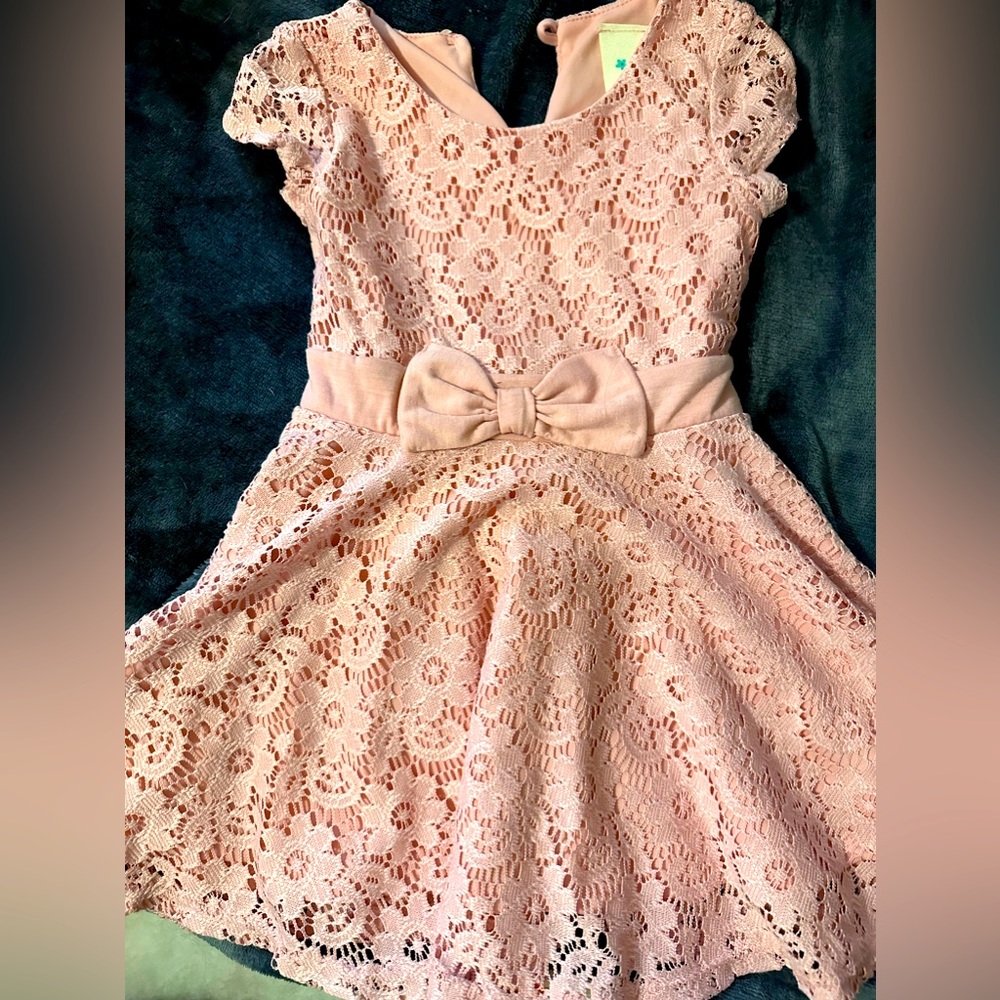 Pink Toddler Floral Dress